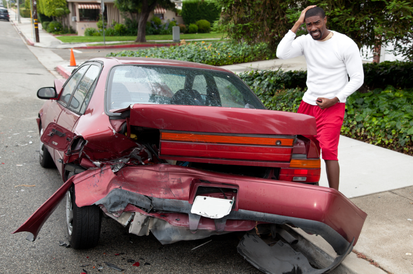 rear ended accident